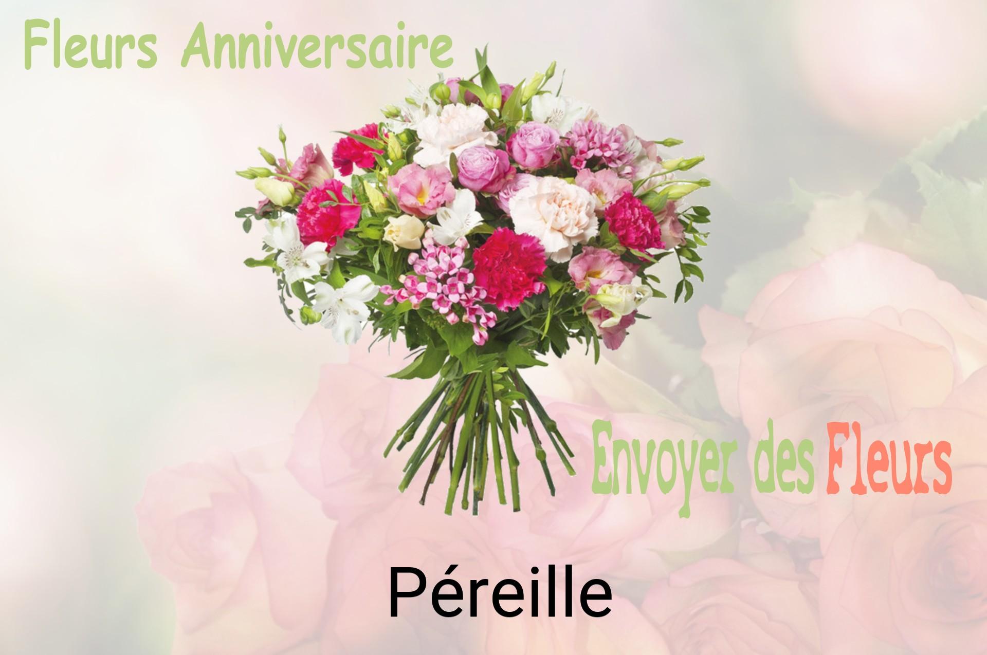 Bouquet de fleurs d’anniversaire livré à Péreille