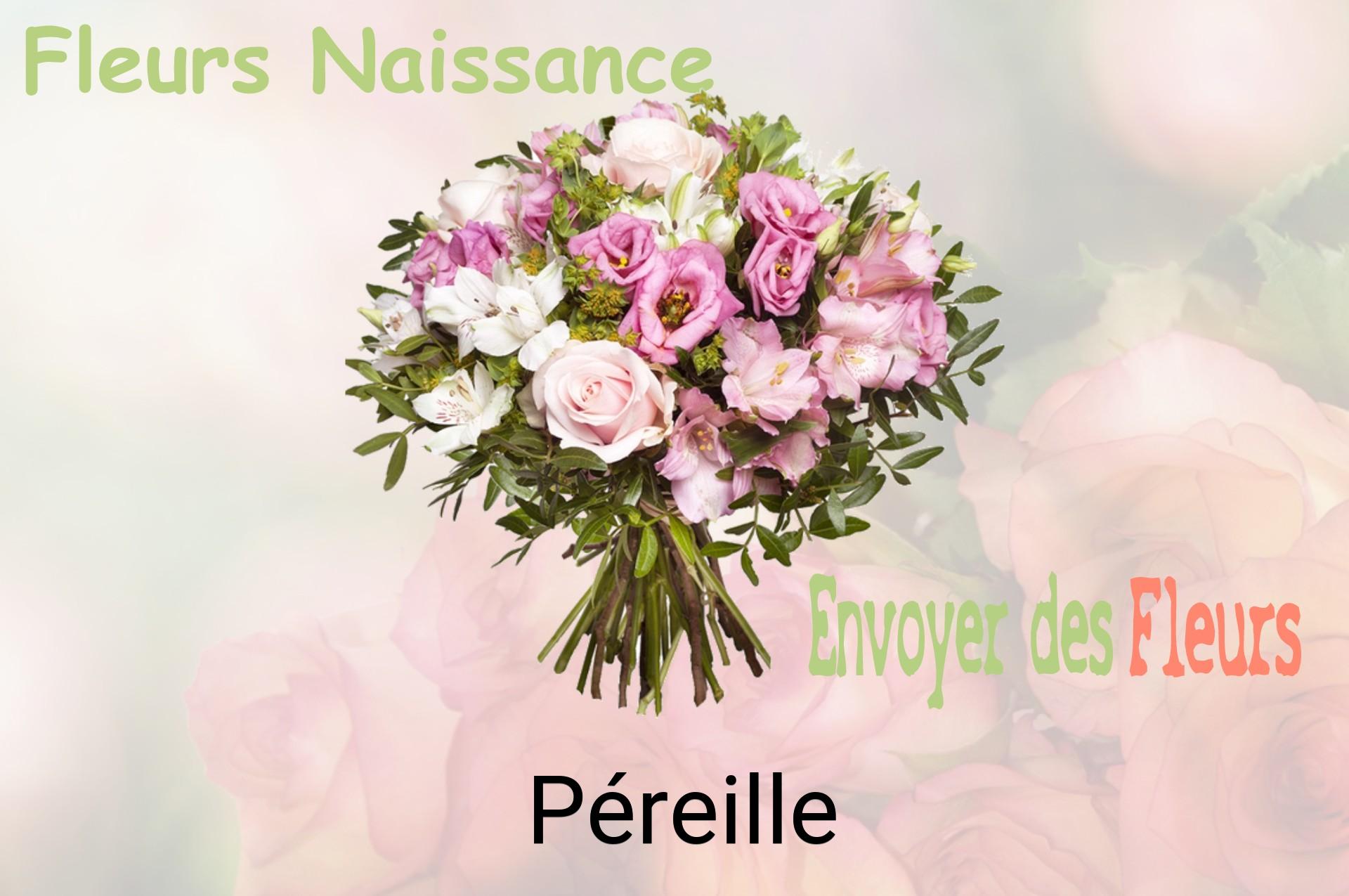 Bouquet de fleurs de naissance livré à Péreille